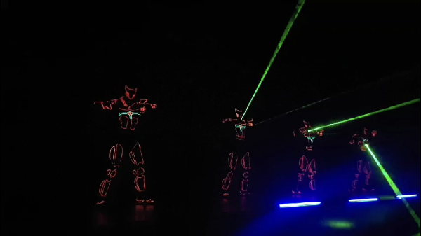 Museum with Culture in July: Photos of Laser-tron Performance