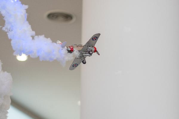 济州航空宇宙博物馆陈列的飞机模型！