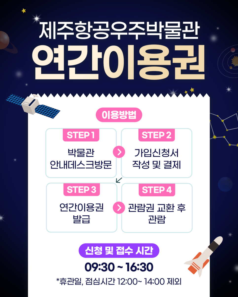 제주항공우주박물관 연간이용권 출시